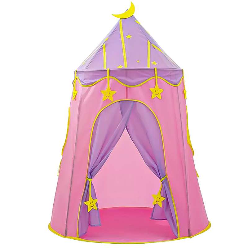 Lovetree Children Tent Pink Indoor Game House Castle Baby Tent Yurt
