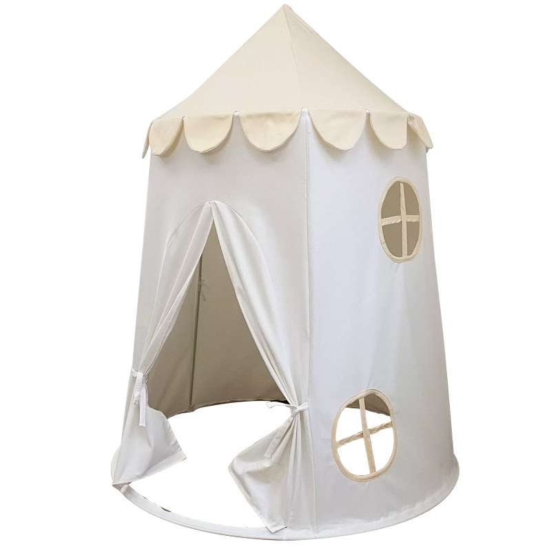 Lovetree canvas pure white  indoor children's baby house kids play tent