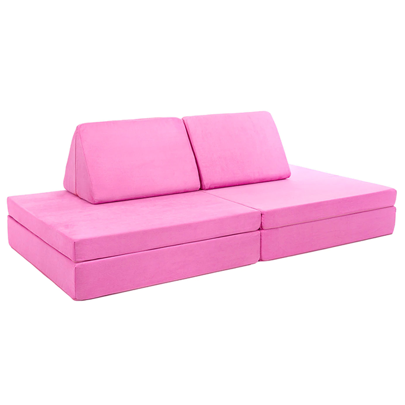 Lovetree Kids Couch or 2 Chairs, oddler to Teen Bedroom Furniture, Girls and Boys Playroom Sofa and Play Set(pink)