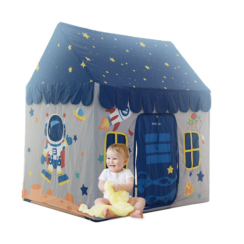 Children's space themed playhouse