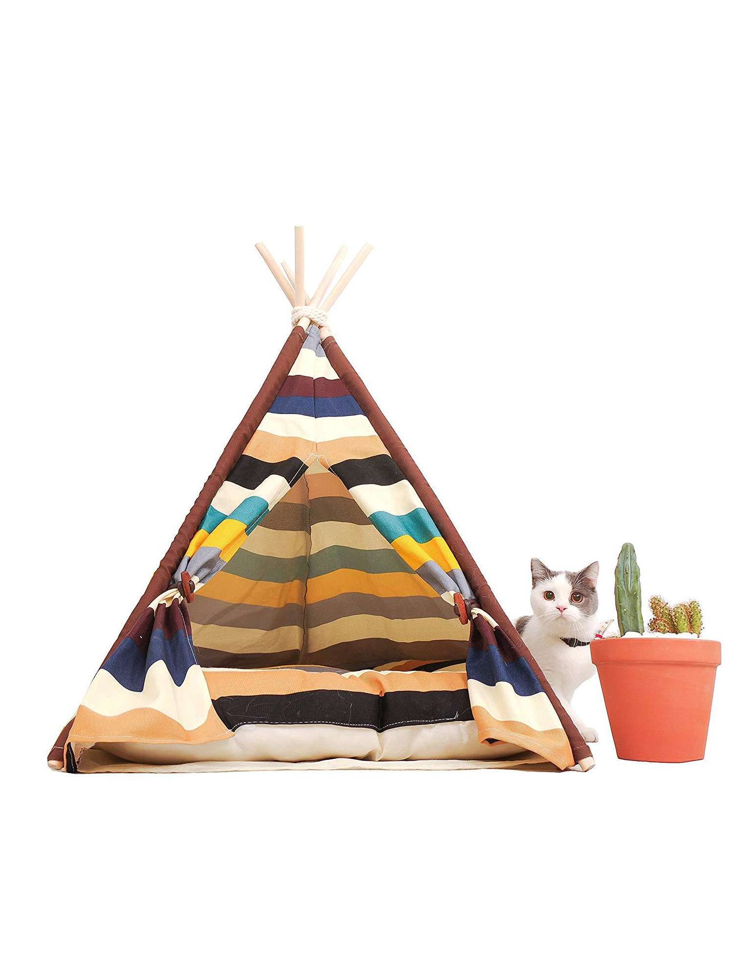 Luxury Detachable Dog House Creative Pet Thickened Felt Folding Soft Fashion Animals tent